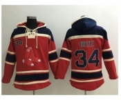 Boston Red Sox #34 David Ortiz Red Sawyer Hooded Sweatshirt MLB Hoodie