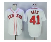 Boston Red Sox #41 Chris Sale White New Cool Base Stitched MLB Jersey