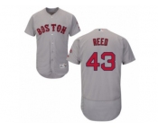 Boston Red Sox #43 Addison Reed Grey Flexbase Authentic Collection MLB Jersey