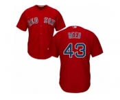 Boston Red Sox #43 Addison Reed Replica Red Alternate Home Cool Base MLB Jersey