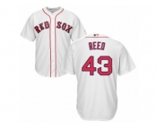 Boston Red Sox #43 Addison Reed Replica White Home Cool Base MLB Jersey