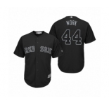 Boston Red Sox #44 Brandon Workman Work Black 2019 Players' Weekend Replica Jersey