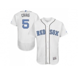 Boston Red Sox #5 Allen Craig White Flexbase Authentic Collection 2016 Father's Day Stitched Baseball Jersey