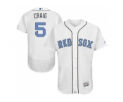Boston Red Sox #5 Allen Craig White Flexbase Authentic Collection 2016 Father's Day Stitched Baseball Jersey