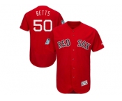 Boston Red Sox #50 Mookie Betts Red 2017 Spring Training Flexbase Authentic Collection Stitched Baseball Jersey