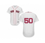 Boston Red Sox #50 Mookie Betts White Flexbase Authentic Collection Stitched Baseball Jersey