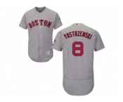 Boston Red Sox #8 Carl Yastrzemski Grey Flexbase Authentic Collection Stitched Baseball Jersey