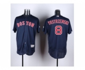 Boston Red Sox #8 Carl Yastrzemski Navy Blue Flexbase Authentic Collection Stitched Baseball Jersey