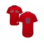 Boston Red Sox #9 Ted Williams Red Flexbase Authentic Collection Stitched Baseball Jersey