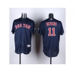 Men Boston Red Sox #11 Rafael Devers Navy Blue Flexbase Authentic Collection Stitched MLB Jersey