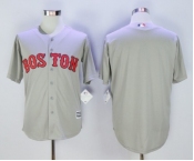 Men Boston Red Sox Blank Gray 2016 Official Cool Base Jersey