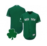 Men Boston Red Sox St. Patricks Day Blank Green Celtic Flexbase Authentic Collection Jersey