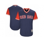 Men's 2017 Little League World Series Boston Red Sox Navy Jersey