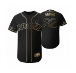 Men's 2019 Golden Edition Boston Red Sox Black #32 Matt Barnes Flex Base Jersey