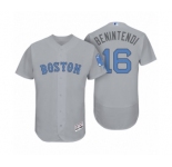 Men's Boston Red Sox #16 Andrew Benintendi Gray 2017 Fathers Day Flex Base Jersey