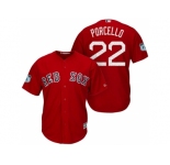 Men's Boston Red Sox #22 Rick Porcello 2017 Spring Training Cool Base Stitched MLB Jersey
