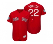 Men's Boston Red Sox #22 Rick Porcello 2017 Spring Training Flex Base Authentic Collection Stitched Baseball Jersey