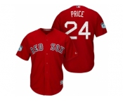 Men's Boston Red Sox #24 David Price 2017 Spring Training Cool Base Stitched MLB Jersey