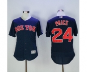 Men's Boston Red Sox #24 David Price Majestic Navy blue Flexbase Authentic Collection Player Jersey