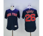 Men's Boston Red Sox #26 Wade Boggs Majestic Navy blue Flexbase Authentic Collection Player Jersey