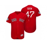 Men's Boston Red Sox #47 Travis Shaw 2017 Spring Training Flex Base Authentic Collection Stitched Baseball Jersey