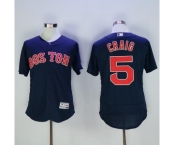 Men's Boston Red Sox #5 Allen Craig Majestic Navy blue Flexbase Authentic Collection Player Jersey