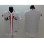 Men's Boston Red Sox Blank Majestic White Fashion Stars & Stripes Flex Base Jersey