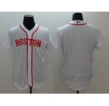 Men's Boston Red Sox Blank Majestic White Flexbase Authentic Collection Alternate Team Jersey