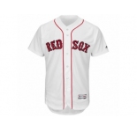 Men's Boston Red Sox Blank Majestic White Home Flexbase Authentic Collection Team Jersey