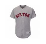 Men's Boston Red Sox Majestic Blank Gray Road Flexbase Authentic Collection Team Jersey