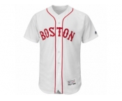 Men's Boston Red Sox Majestic Blank White Home Flexbase Authentic Collection Team Jersey