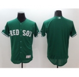 Men's Boston Red Sox blank Majestic Green Celtic Flexbase Authentic Collection Jersey