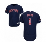 Men's Majestic Boston Red Sox #1 Bobby Doerr Navy Blue Alternate Flex Base Authentic Collection 2018 World Series Champions MLB Jersey