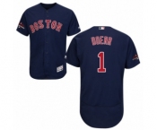 Men's Majestic Boston Red Sox #1 Bobby Doerr Navy Blue Alternate Flex Base Authentic Collection 2018 World Series Champions MLB Jersey