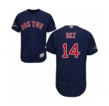 Men's Majestic Boston Red Sox #14 Jim Rice Navy Blue Alternate Flex Base Authentic Collection 2018 World Series Champions MLB Jersey