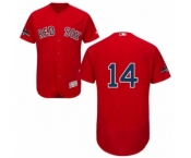 Men's Majestic Boston Red Sox #14 Jim Rice Red Alternate Flex Base Authentic Collection 2018 World Series Champions MLB Jersey