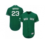 Men's Majestic Boston Red Sox #23 Blake Swihart Green Celtic Flexbase Authentic Collection MLB Jersey
