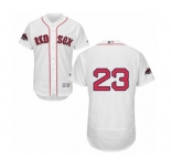 Men's Majestic Boston Red Sox #23 Blake Swihart White Home Flex Base Authentic Collection 2018 World Series Champions MLB Jersey