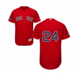 Men's Majestic Boston Red Sox #24 David Price Red Alternate Flex Base Authentic Collection 2018 World Series Champions MLB Jersey