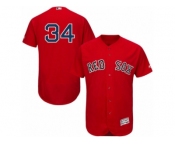 Men's Majestic Boston Red Sox #34 David Ortiz Red Flexbase Authentic Collection MLB Jersey