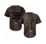 Men's Majestic Boston Red Sox #38 Rusney Castillo Authentic Camo Realtree Collection Flex Base 2018 World Series Champions MLB Jersey