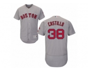 Men's Majestic Boston Red Sox #38 Rusney Castillo Grey Flexbase Authentic Collection MLB Jersey