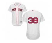 Men's Majestic Boston Red Sox #38 Rusney Castillo White Flexbase Authentic Collection MLB Jersey