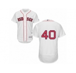 Men's Majestic Boston Red Sox #40 Andrew Benintendi White Flexbase Authentic Collection MLB Jersey