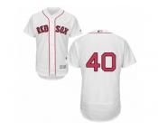 Men's Majestic Boston Red Sox #40 Andrew Benintendi White Flexbase Authentic Collection MLB Jersey