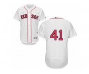 Men's Majestic Boston Red Sox #41 Chris Sale White Flexbase Authentic Collection MLB Jersey