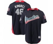 Men's Majestic Boston Red Sox #46 Craig Kimbrel Game Navy Blue American League 2018 MLB All-Star MLB Jersey