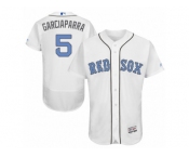 Men's Majestic Boston Red Sox #5 Nomar Garciaparra Authentic White 2016 Father's Day Fashion Flex Base MLB Jersey