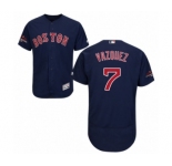Men's Majestic Boston Red Sox #7 Christian Vazquez Navy Blue Alternate Flex Base Authentic Collection 2018 World Series Champions MLB Jersey