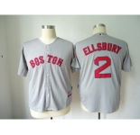 mlb jerseys boston red sox #2 ellsbury grey[ellsbury]